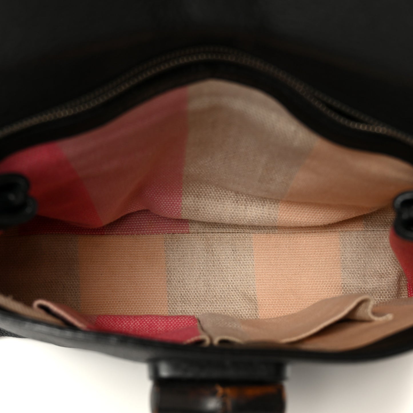 Cellarius Calfskin Bamboo Daily Top Handle Bag Black