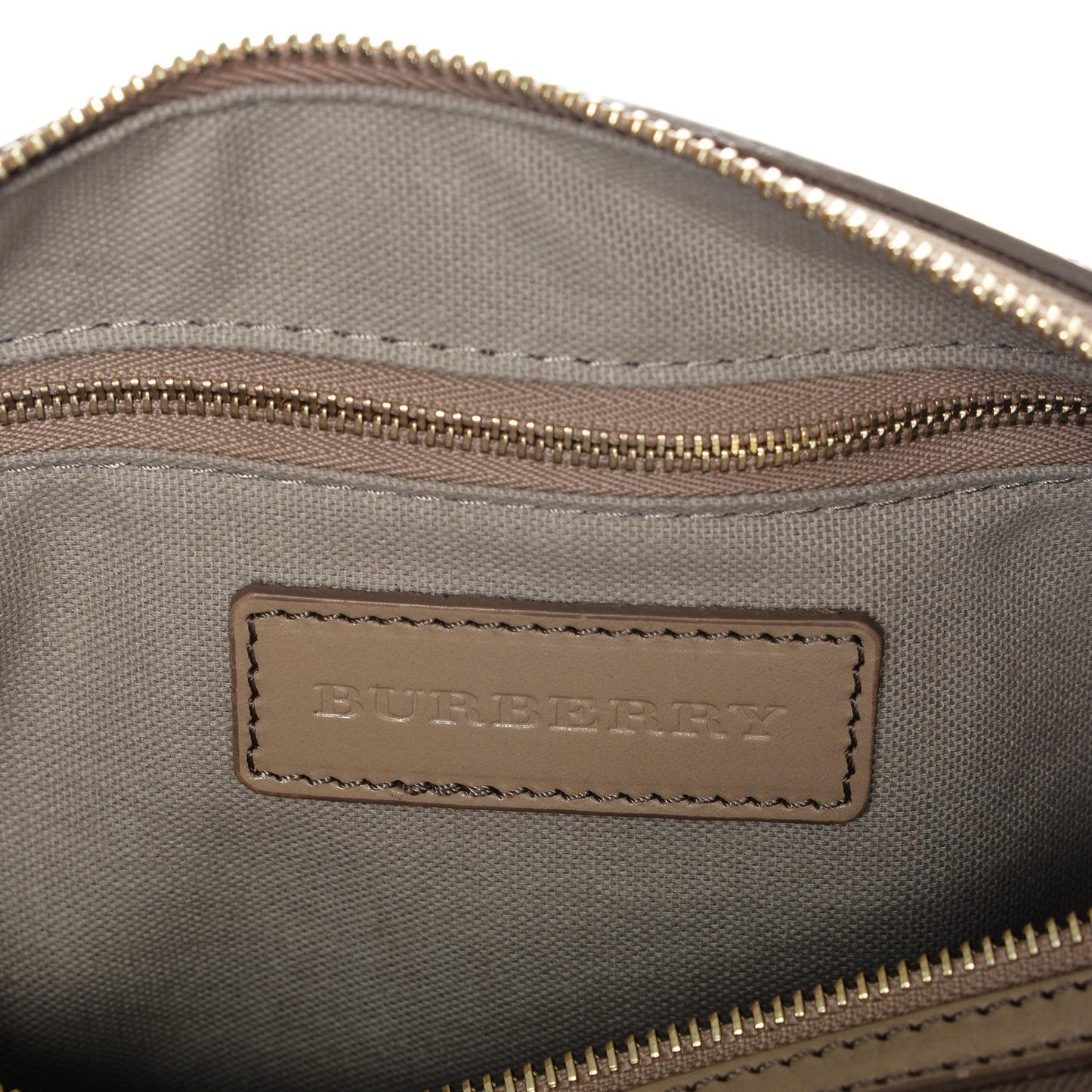 House Check Bridle Calfskin Medium Alchester Bowling Bag Trench