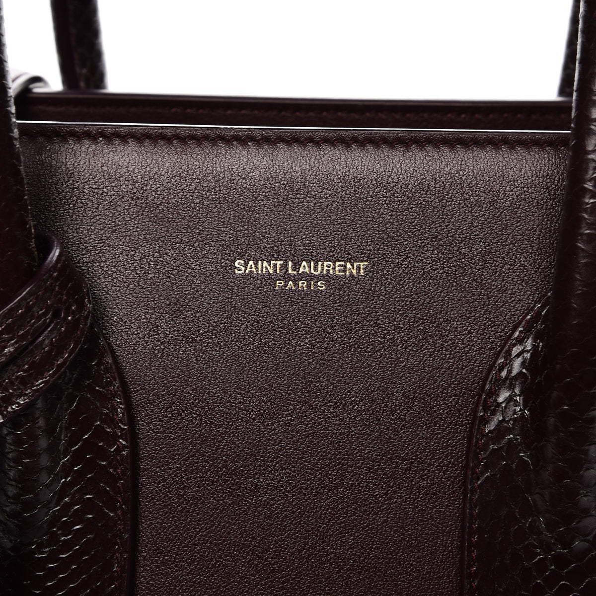Calfskin Python Small Sac De Jour Burgundy