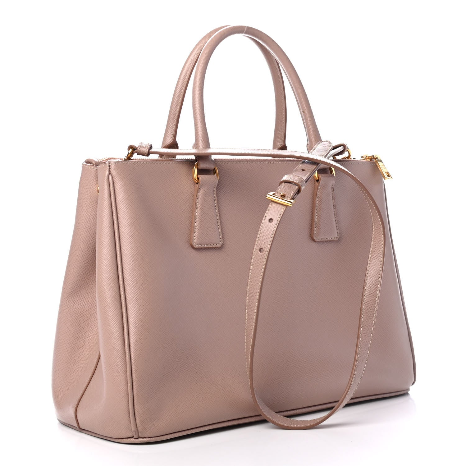Prada Saffiano Small Galleria Double Zip Tote Cammeo 2 of 4