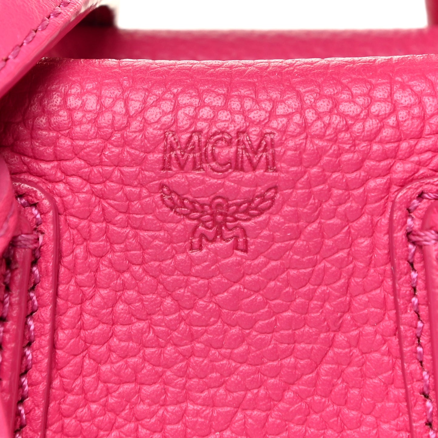 Grained Calfskin X-Mini Milla Tote Beetroot Pink