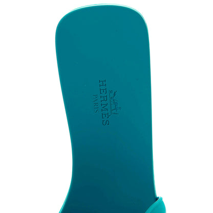 Hermes Rubber Aloha Sandals 39 Blue Vif 6 of 8