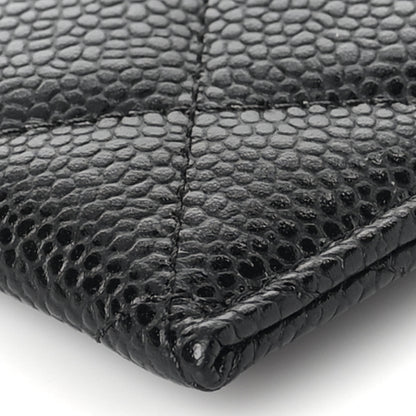 Chanel Caviar Quilted Card Holder Black 10 of 11