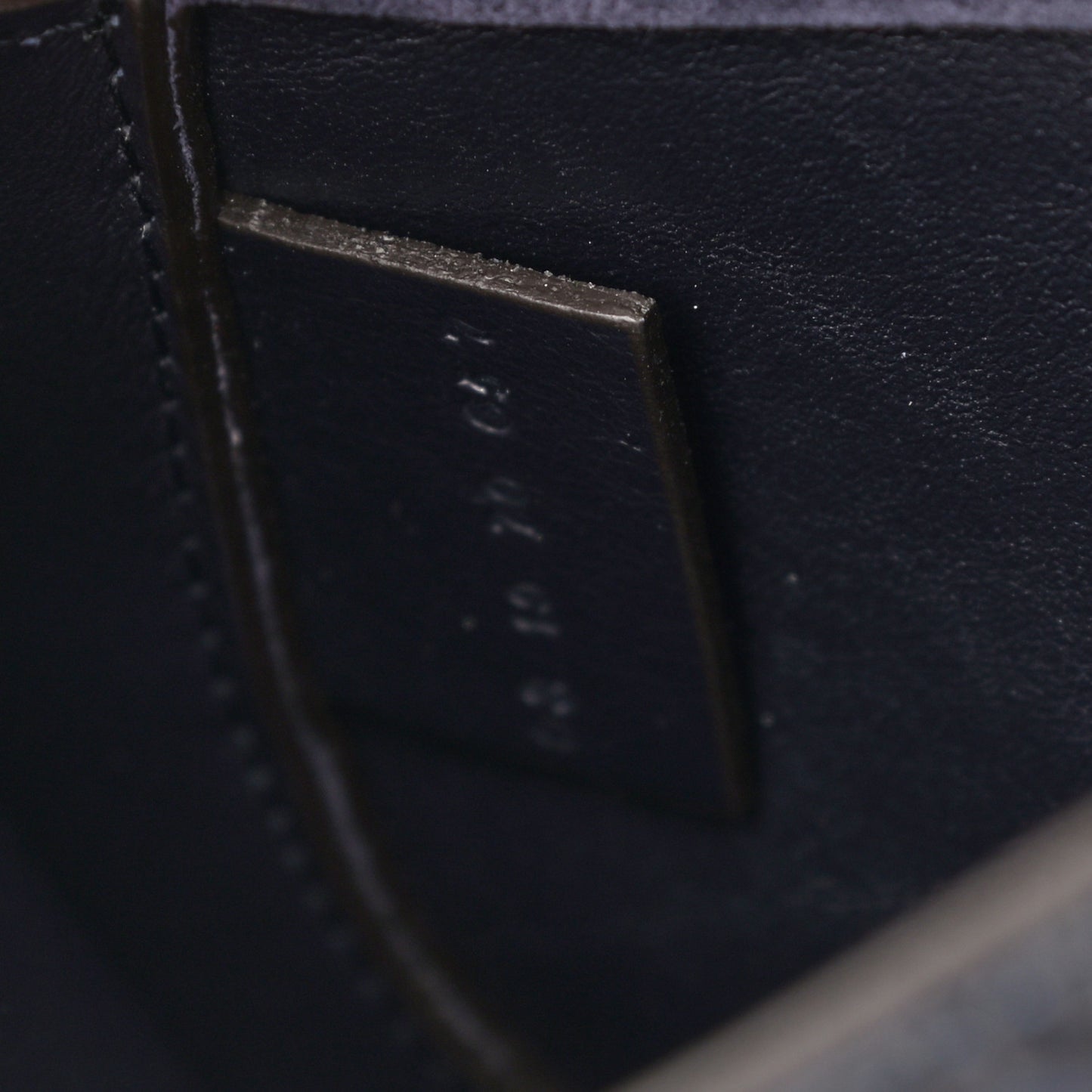 Calfskin Crocodile Embossed Small Tess Bag Full Blue