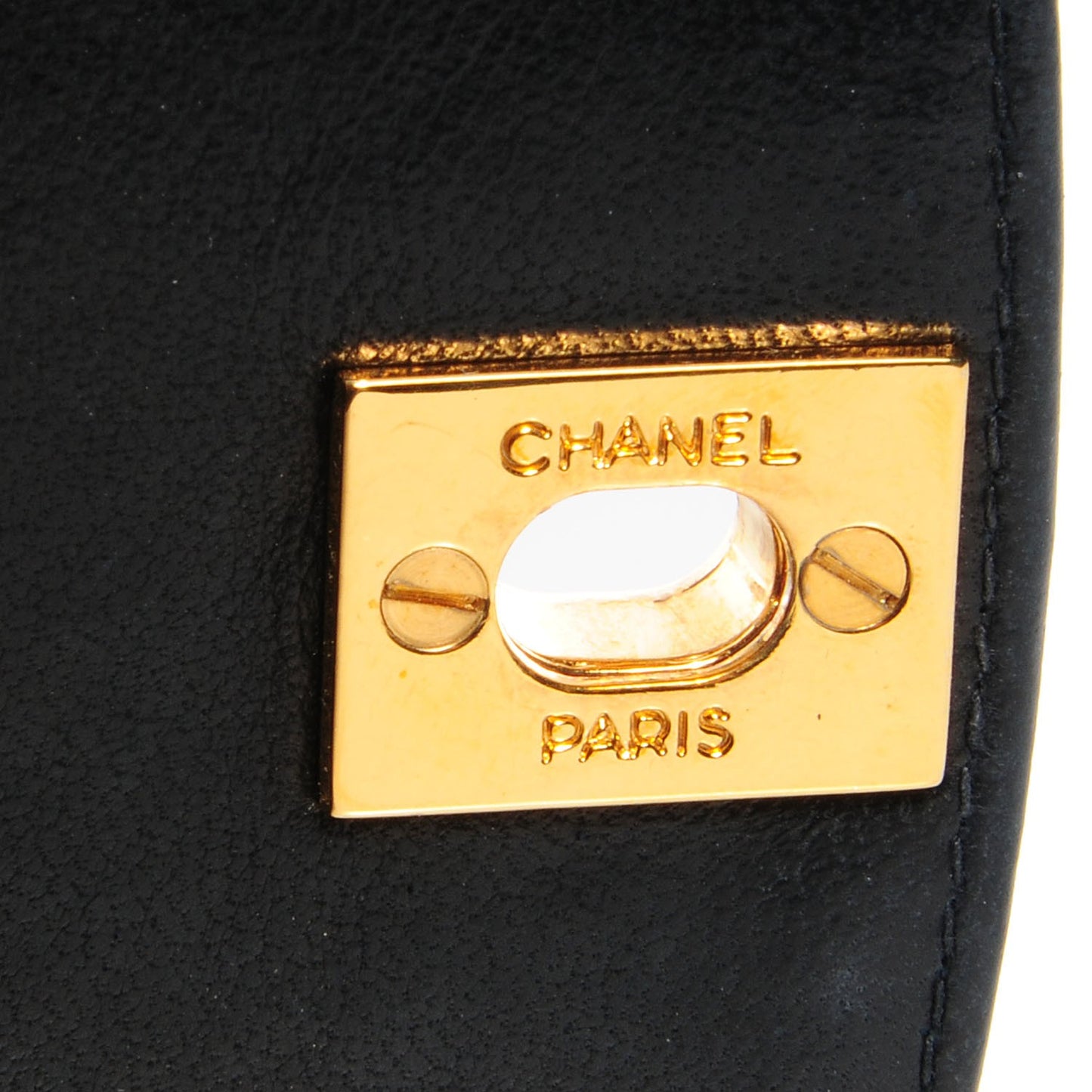 Lambskin Small Single Flap Black