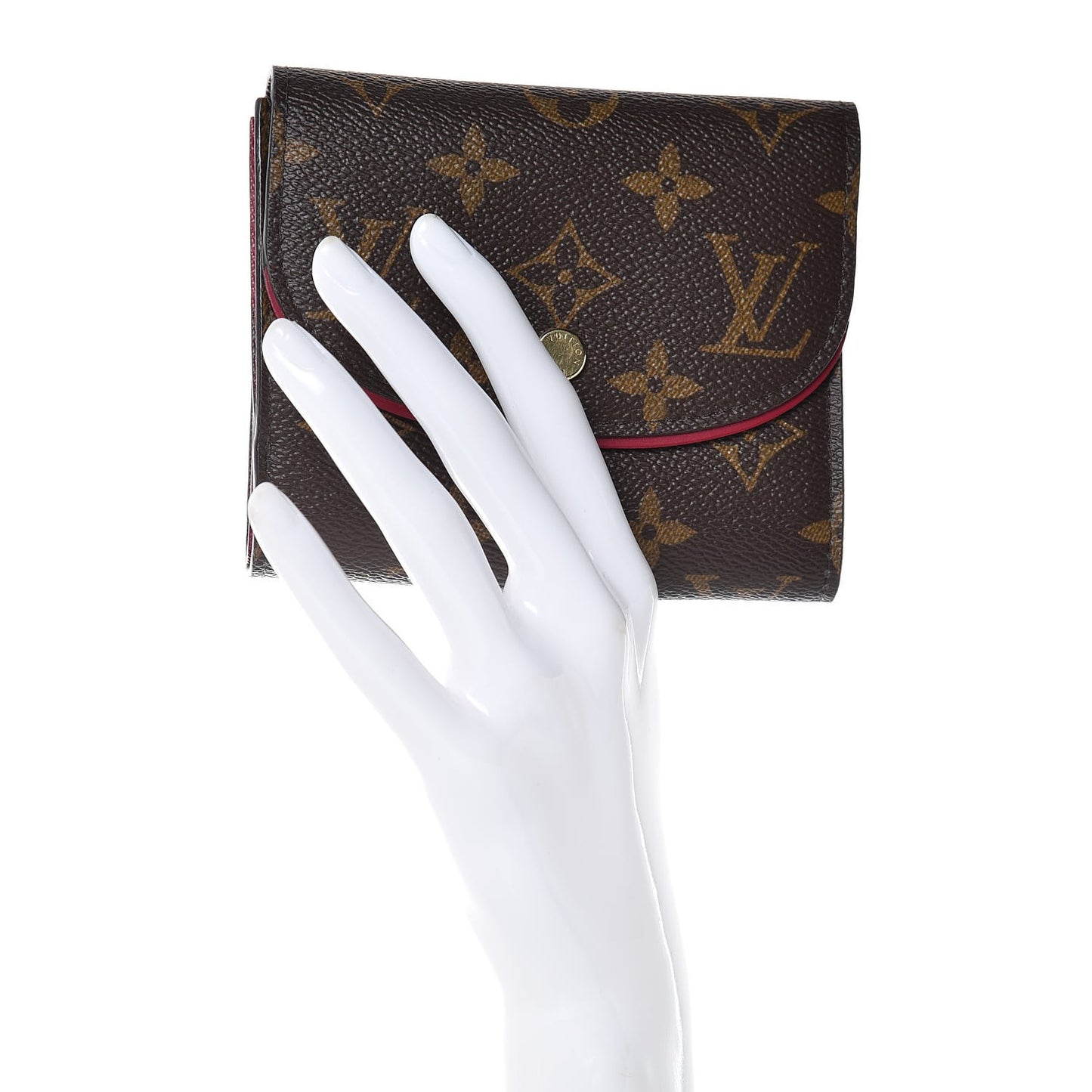 Monogram Ariane Compact Wallet Fuchsia