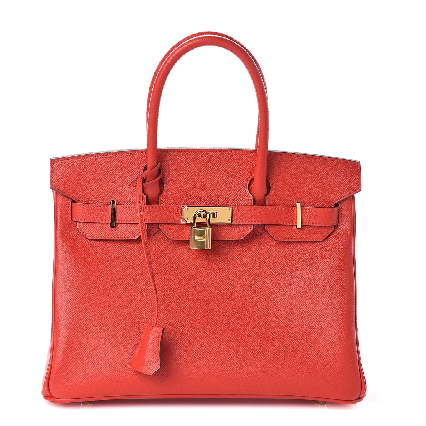 Epsom Birkin 30 Rouge De Coeur
