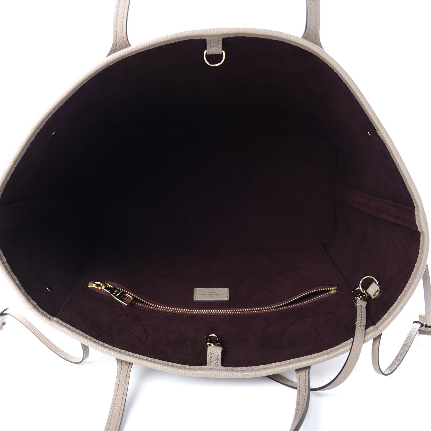 Louis Vuitton Empreinte Monogram Giant Neverfull MM Tourterelle 5 of 9