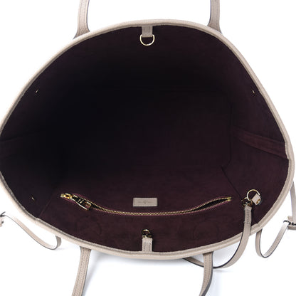 Louis Vuitton Empreinte Monogram Giant Neverfull MM Tourterelle 5 of 9