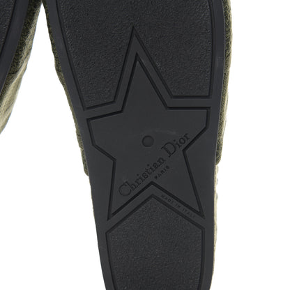 Christian Dior Oblique Denim D-Way Platform Sandal 38 Kaki 6 of 9