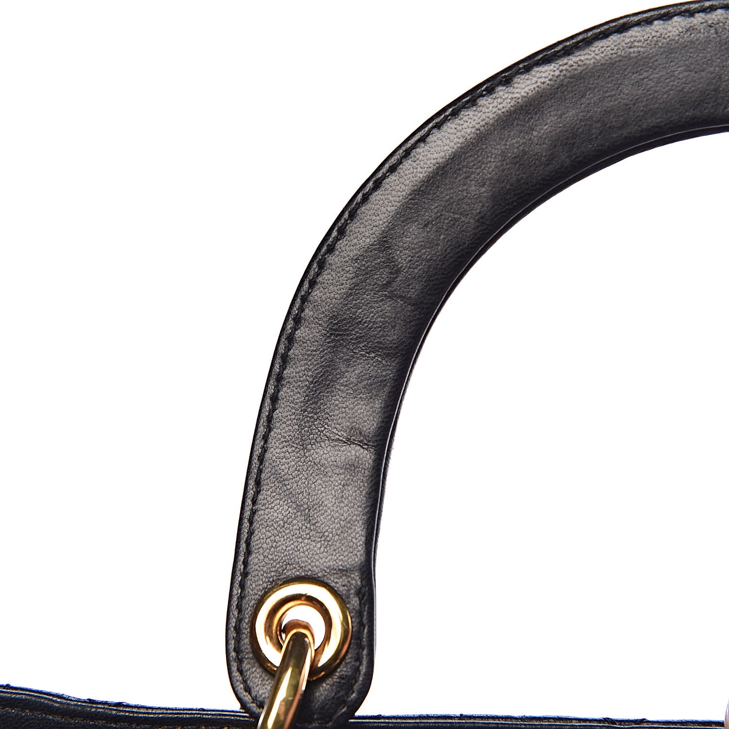 Lambskin Cannage Medium Lady Dior Black