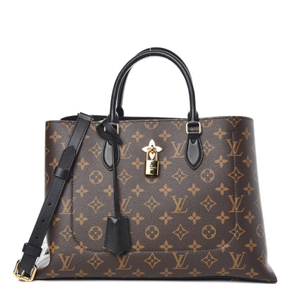 Louis Vuitton Monogram Flower Tote Black 1 of 9