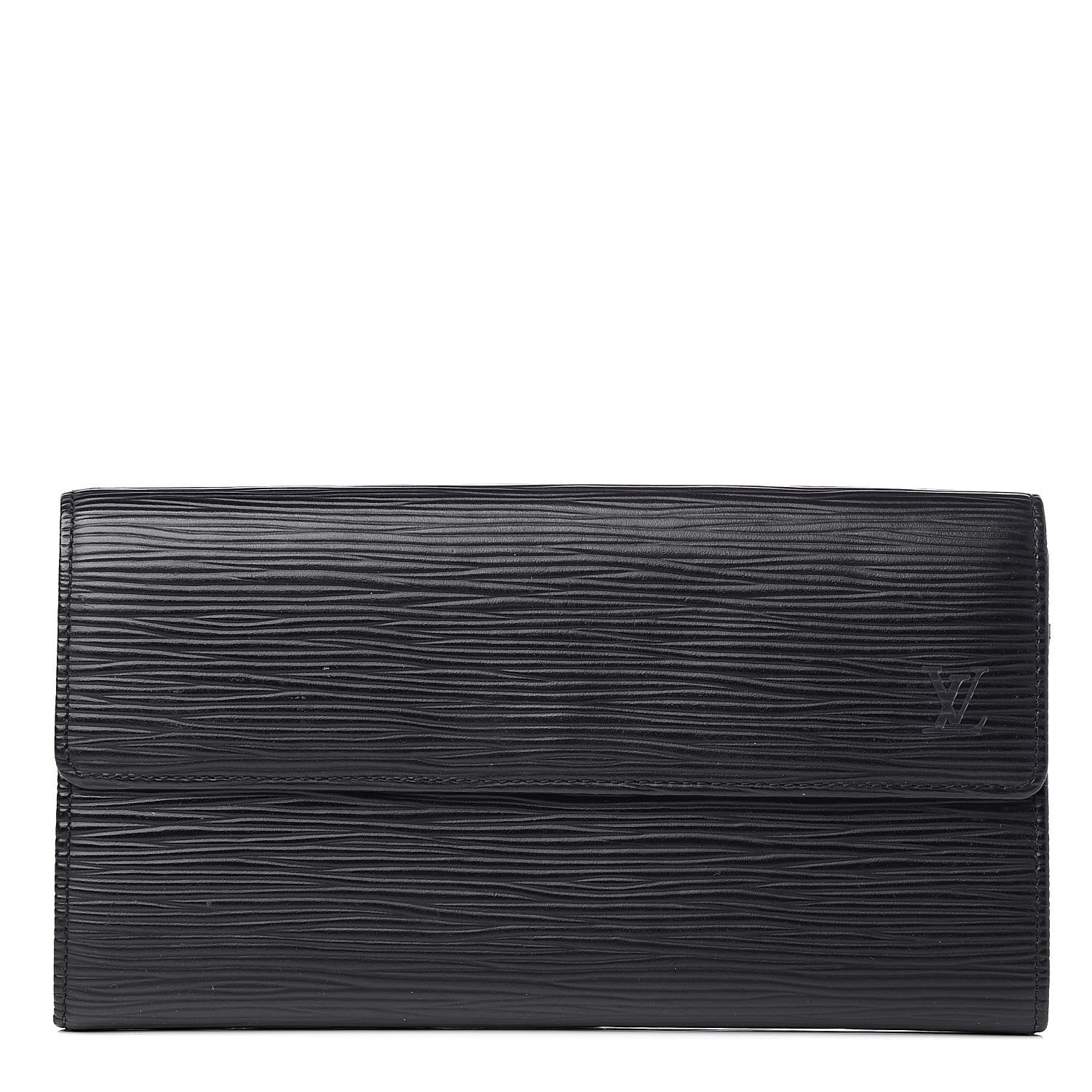 Louis Vuitton Epi Sarah Wallet Black 1 of 8