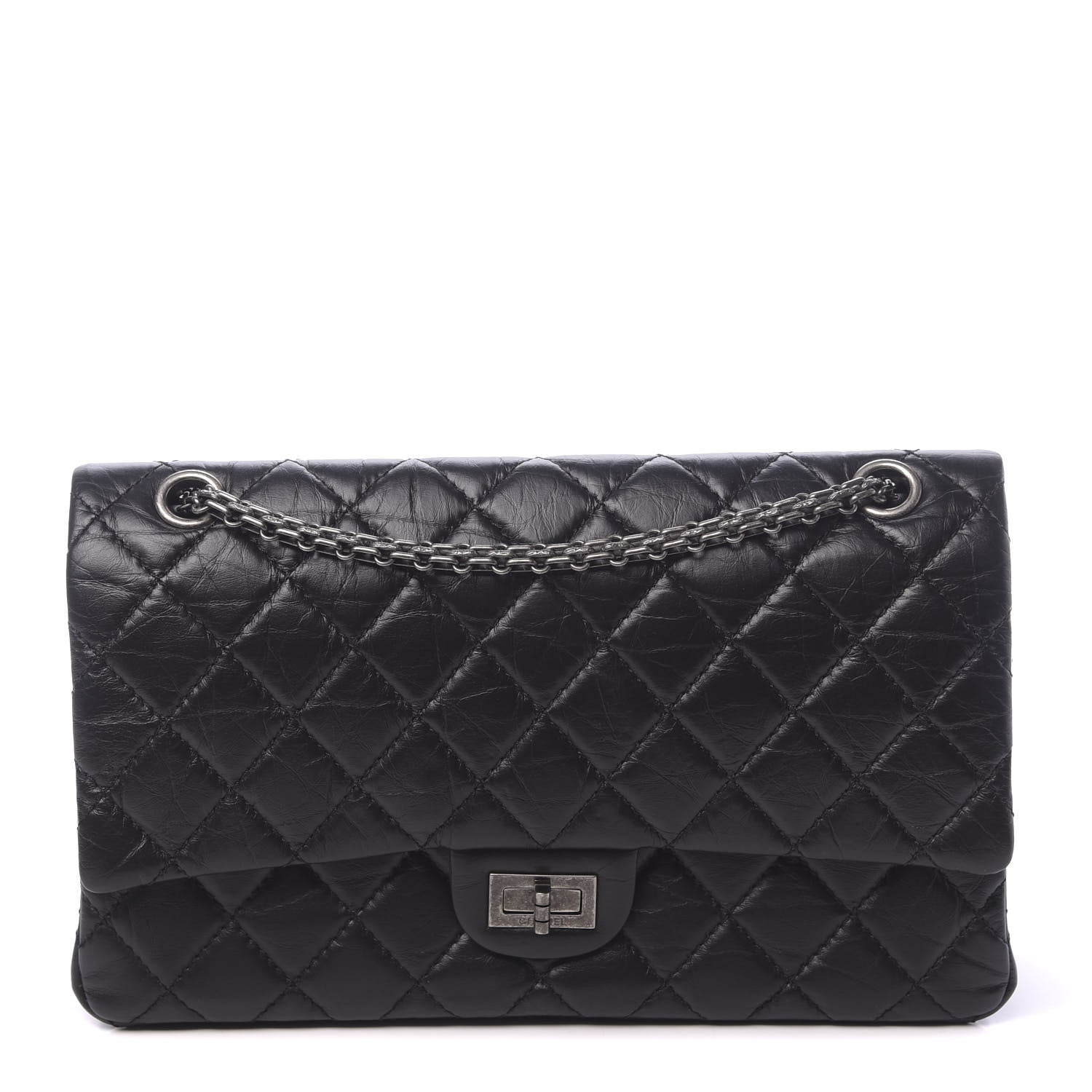 Chanel Aged Calfskin Quilted 2.55 Reissue 226 Flap Black 1 of 10