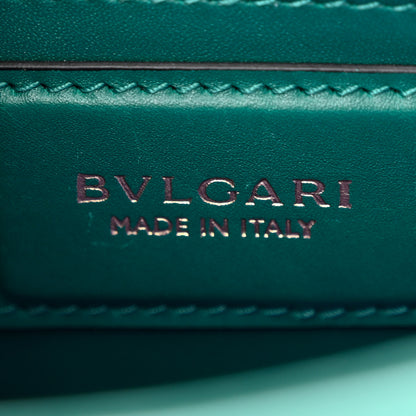 Bulgari Calfskin Small Serpenti Forever Snake Strap Crossbody Bag Emerald Green 7 of 11