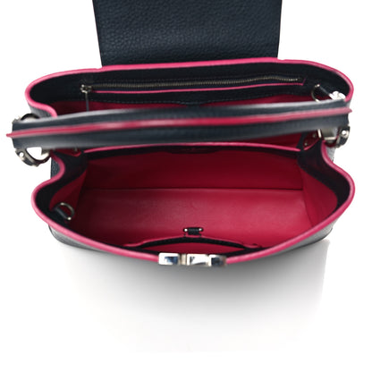 Louis Vuitton Taurillon Capucines PM Cobalt Fuchsia 4 of 7
