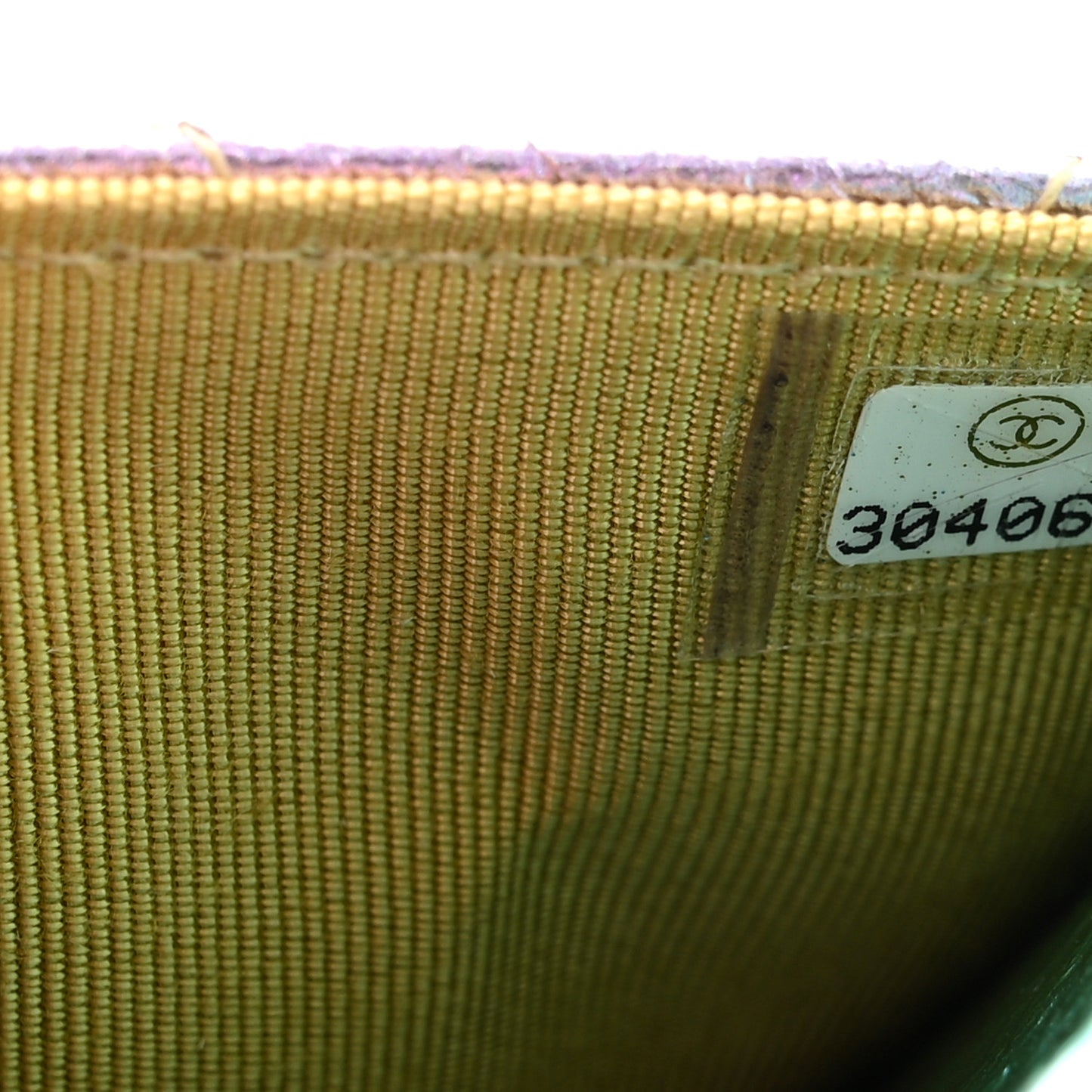 Metallic Goatskin Quilted 2.55 Reissue Wallet on Chain WOC Multicolor