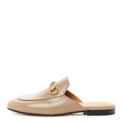 Gucci Malaga Kids Womens Princetown Slippers 37.5 Mud 1 of 9