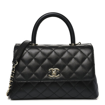 Chanel Caviar Quilted Mini Coco Handle Flap Black 1 of 11