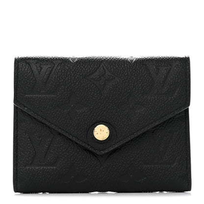 Louis Vuitton Empreinte Victorine Wallet Black 1 of 8