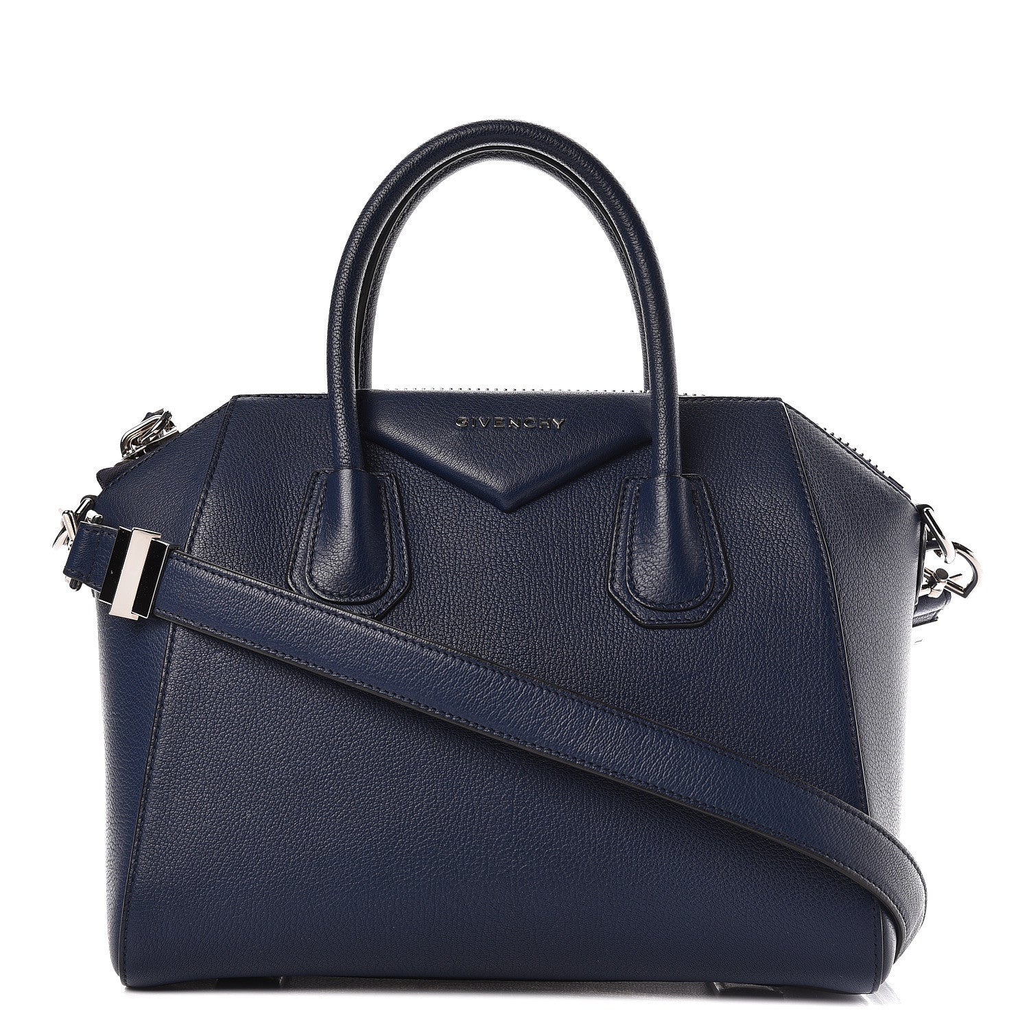 Givenchy Sugar Goatskin Small Antigona Night Blue 1 of 12