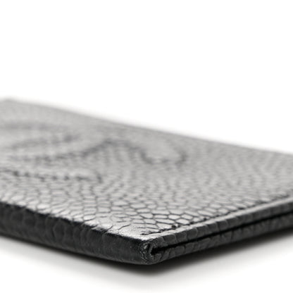Chanel Caviar Timeless CC Card Holder Black 9 of 9