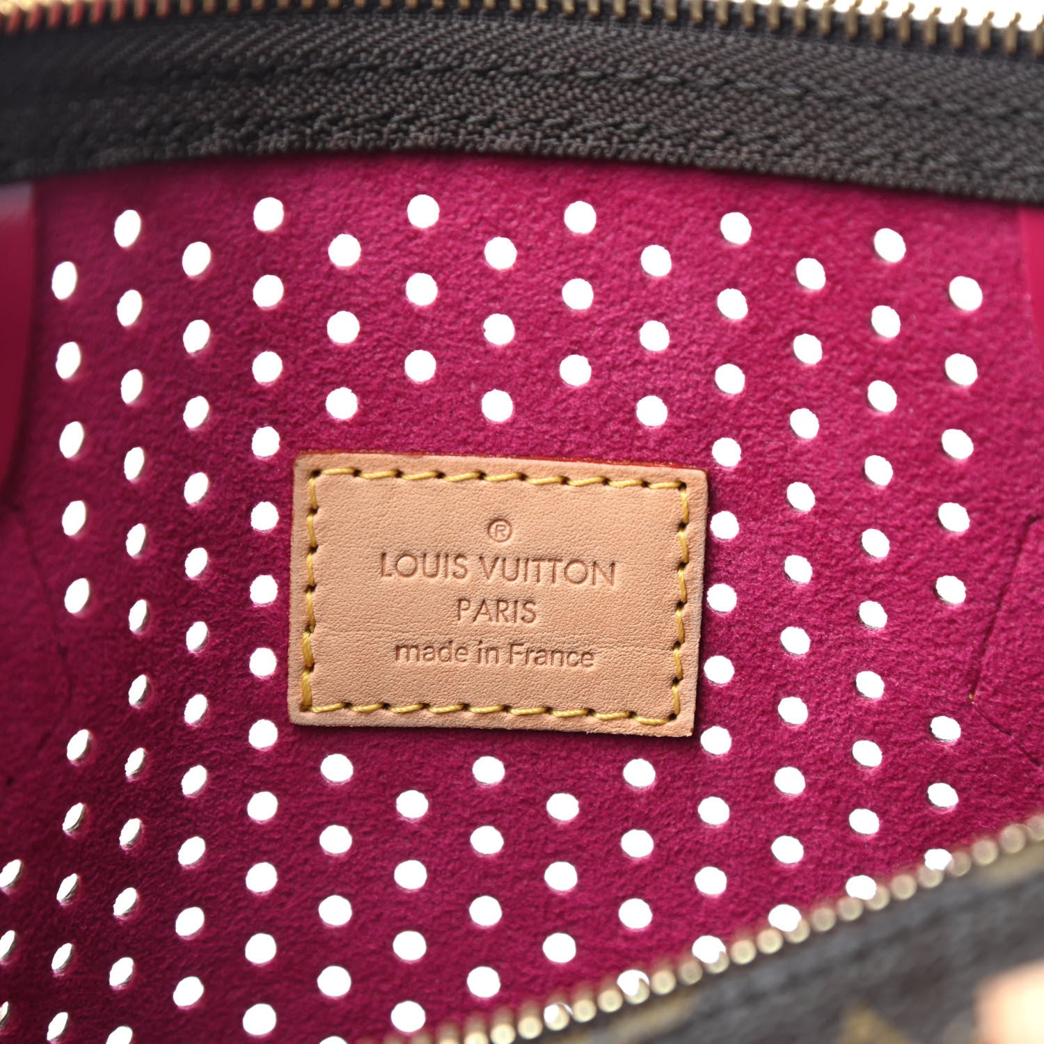 Louis Vuitton Monogram Perforated Speedy 30 Fuchsia 6 of 8
