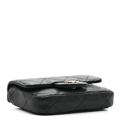 Chanel Caviar Quilted Mini Chain Belt Bag Black 4 of 11