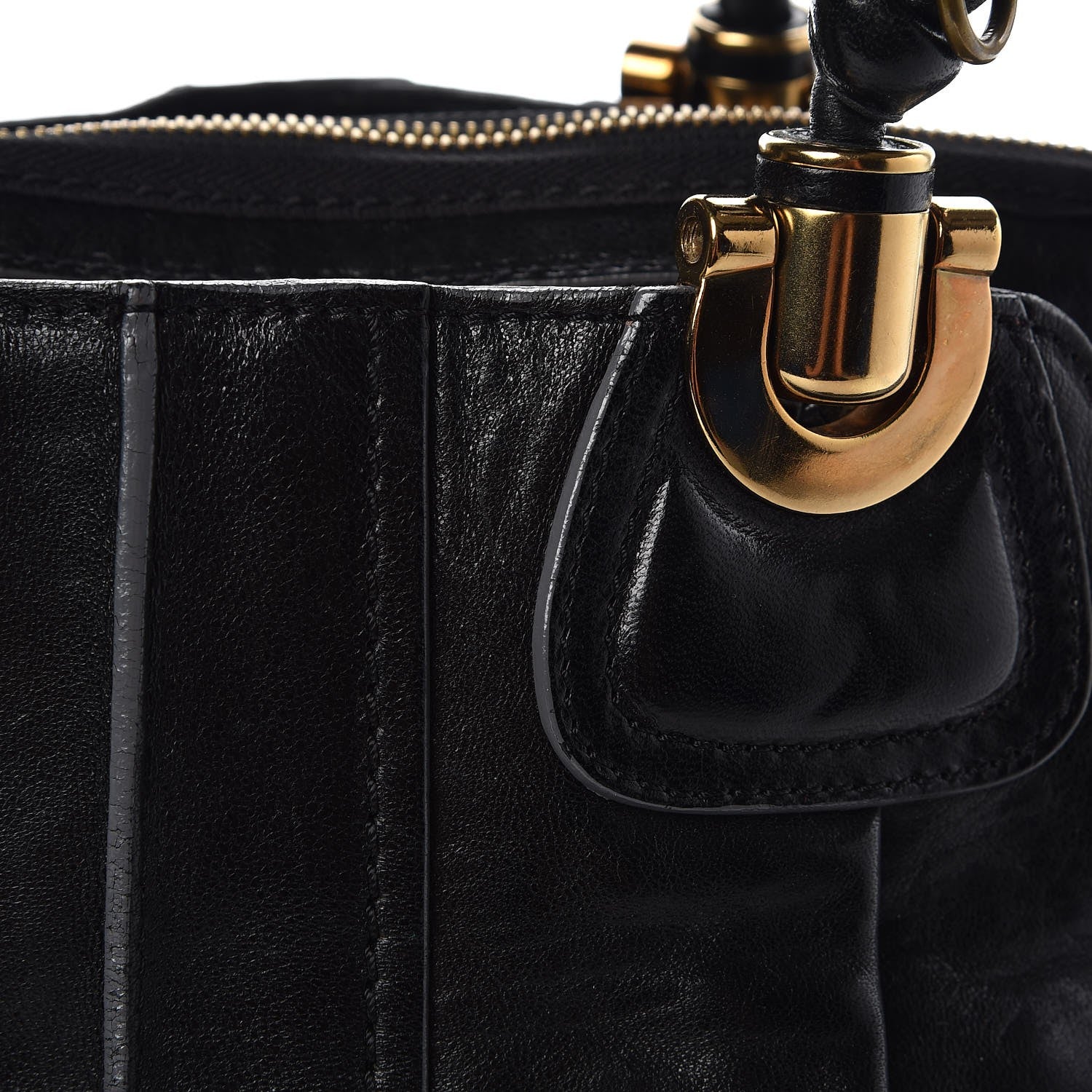 Chloe Lambskin Heloise Satchel Black 11 of 19