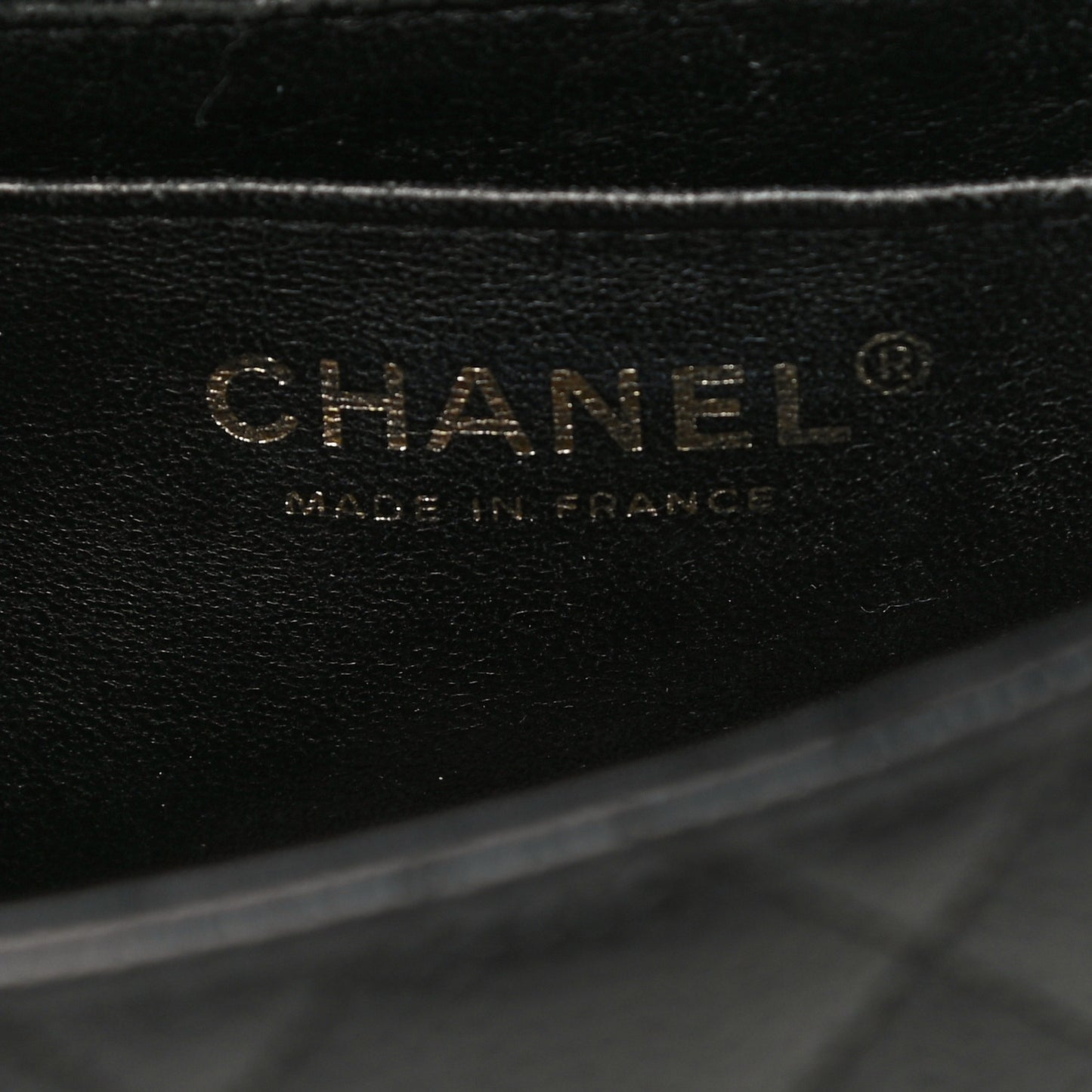 Caviar Quilted Mini Square Flap Black
