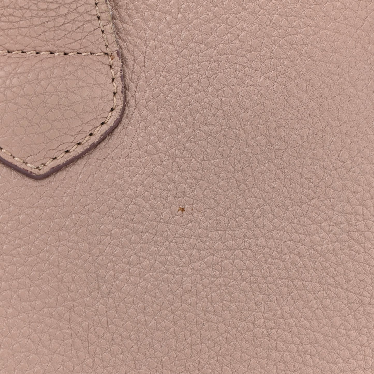 Grainy Calfskin House Check Small Banner Tote Nude Blush