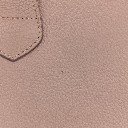 Burberry Grainy Calfskin House Check Small Banner Tote Nude Blush 12 of 15
