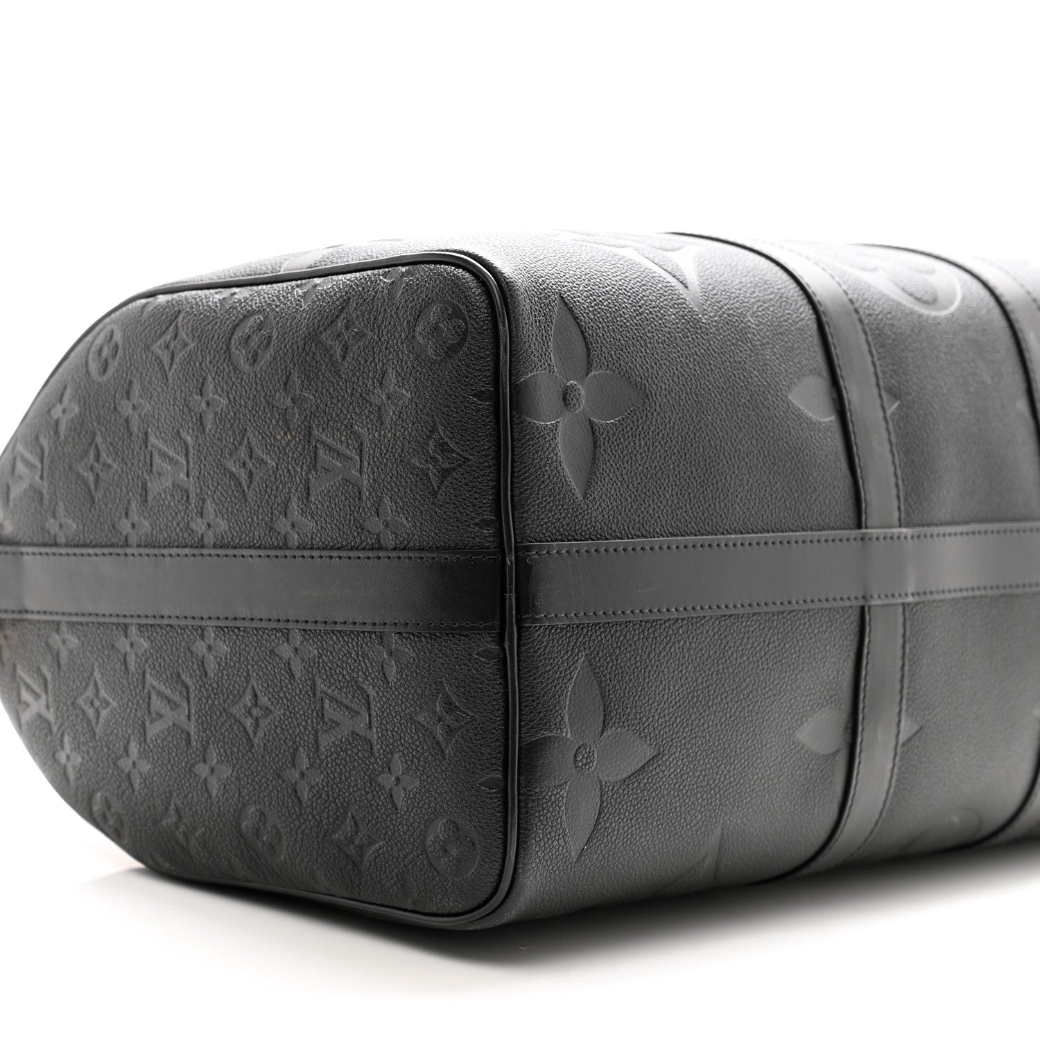 Louis Vuitton Empreinte Monogram Giant Keepall Bandouliere 45 Black 8 of 10