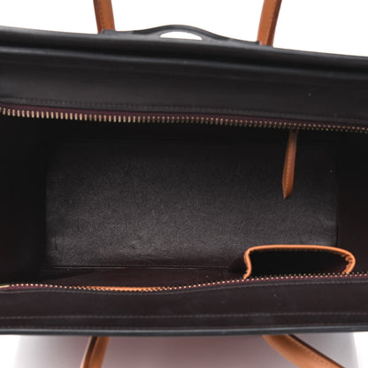 Celine Smooth Calfskin Bullhide Micro Tri-Color Luggage Terracotta 4 of 8
