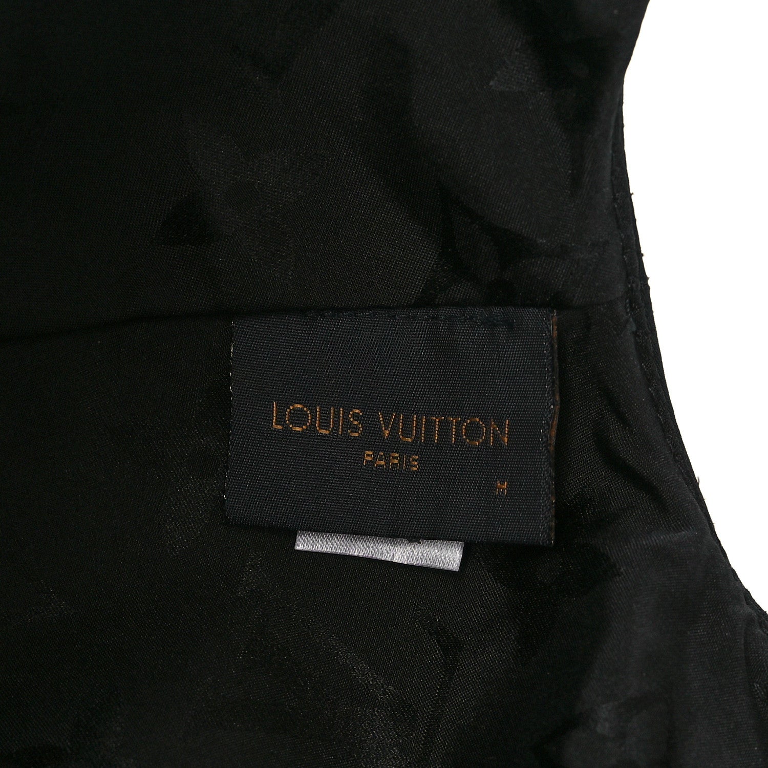 Louis Vuitton Polyester Silk Monogram LV Get Ready Cap M Black 7 of 7