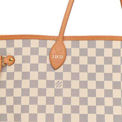 Louis Vuitton Damier Azur Neo Neverfull GM Rose Ballerine 9 of 15