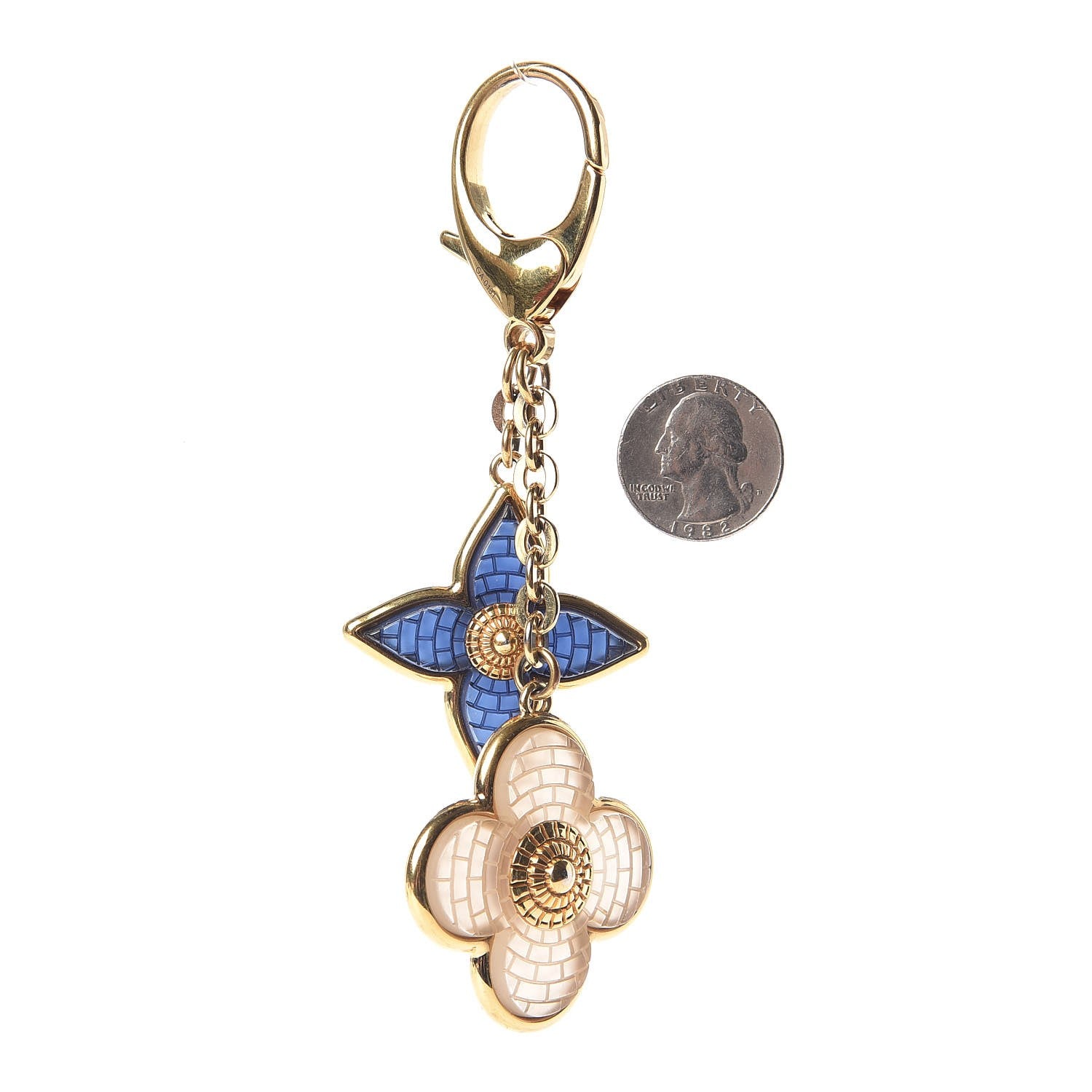Louis Vuitton Mosaique Bag Charm Blue 2 of 3
