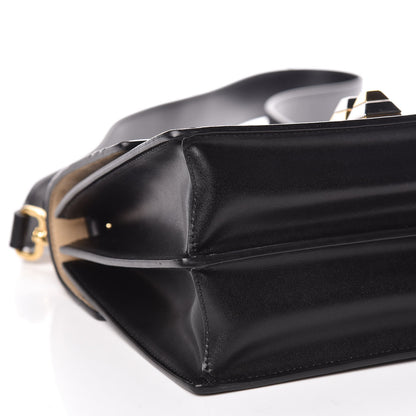 Fendi Vitello Liberty FF 1974 Embossed Kan I Shoulder Bag Black 6 of 10