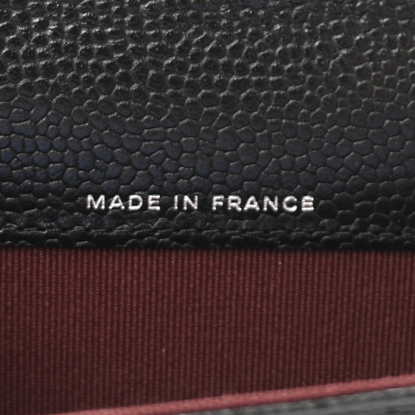 Caviar Quilted Flap Card Holder Wallet Black