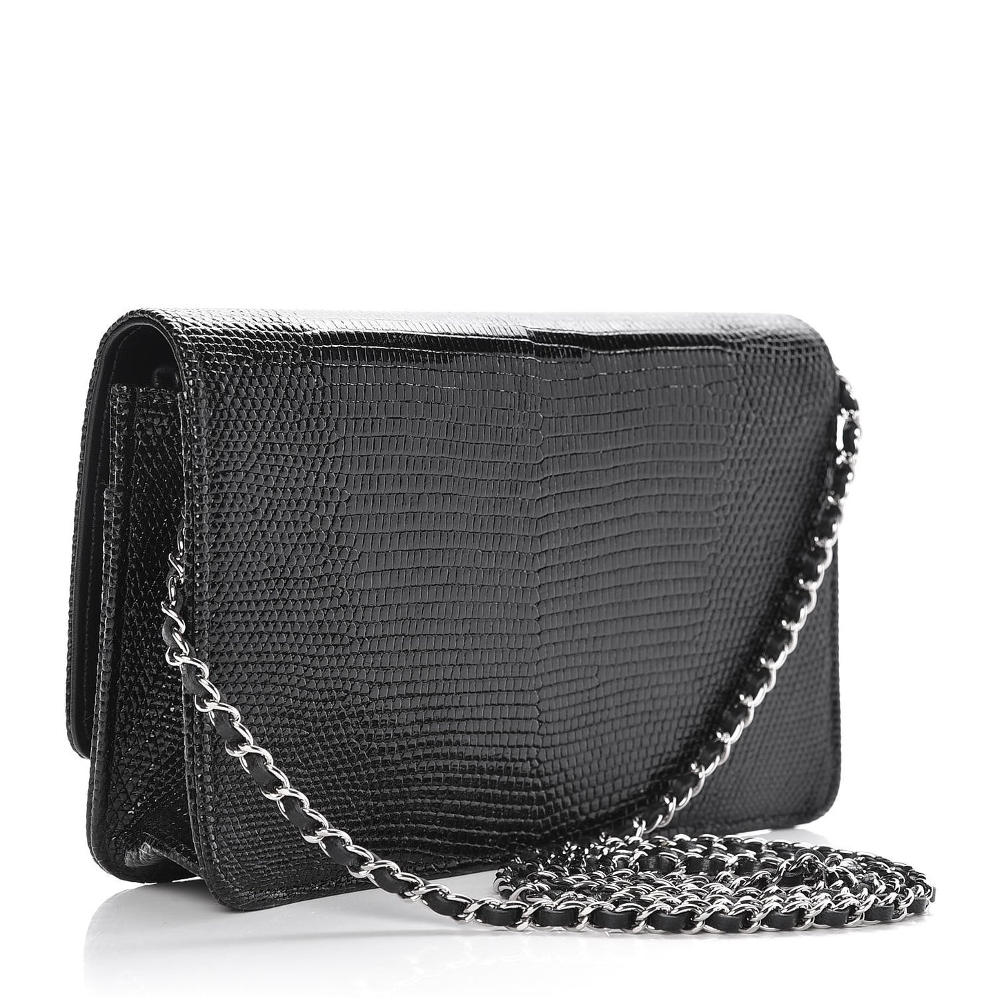 Lizard Golden Class Wallet on Chain WOC Black