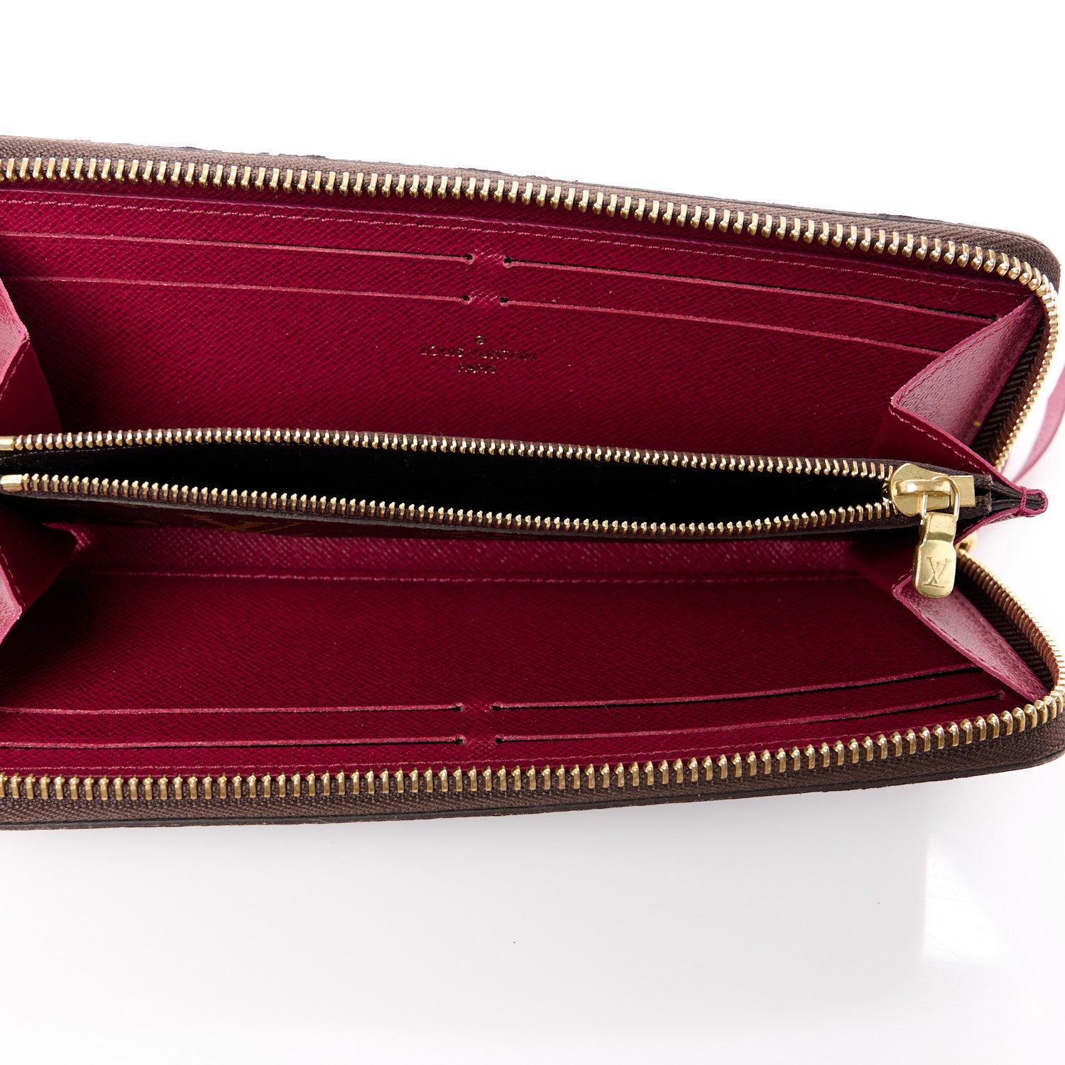 Louis Vuitton Monogram Clemence Wallet Fuchsia 5 of 12
