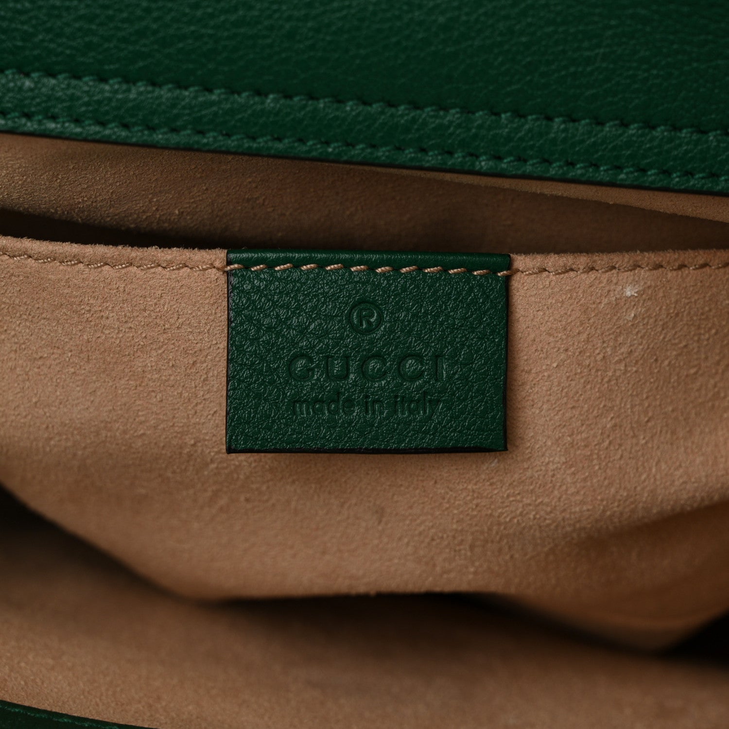 Gucci Wonka Grain Calfskin Small Diana Tote Bag Green Yellow Fluo 6 of 14