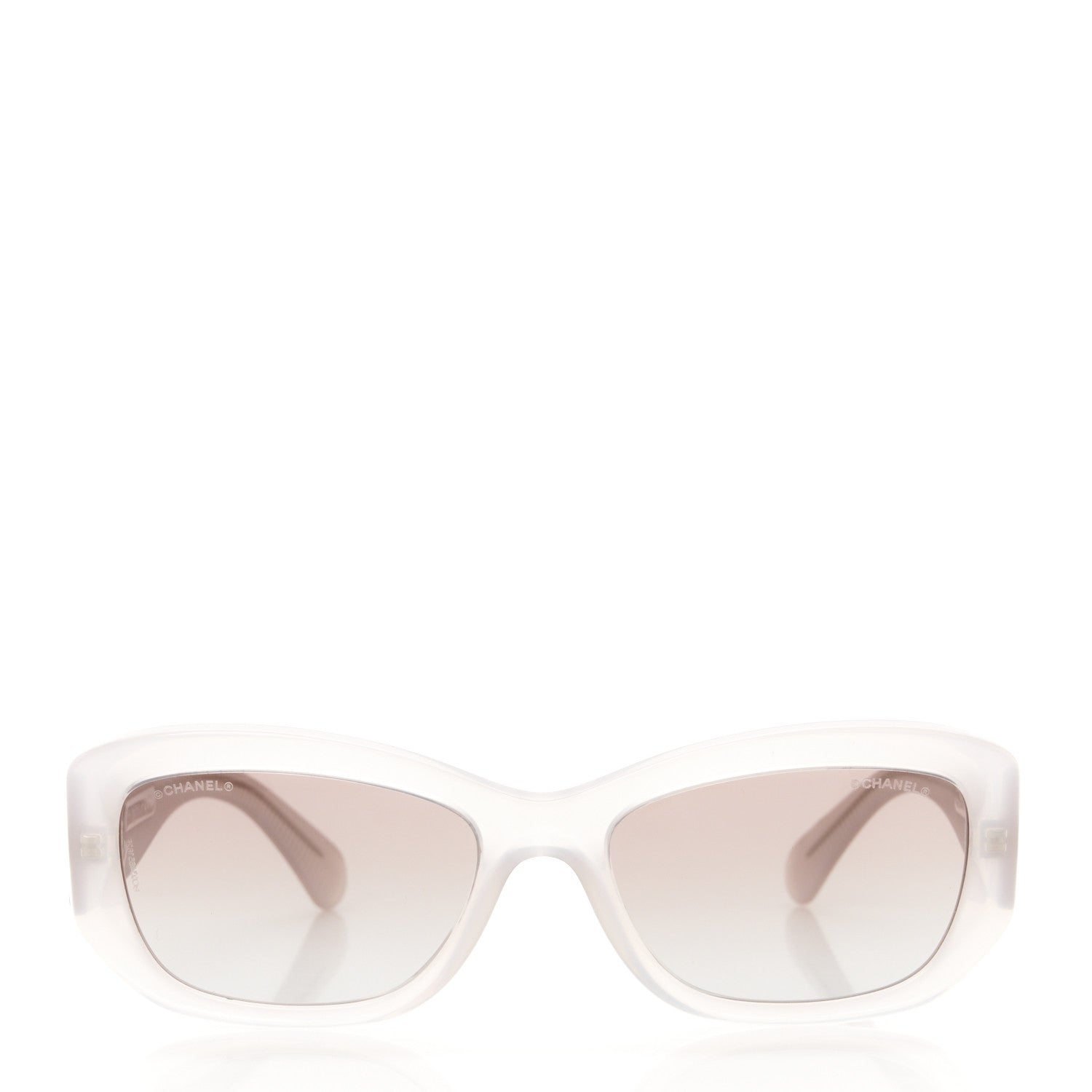 Chanel Acetate Rectangle Sunglasses 5493 Grey 2 of 8