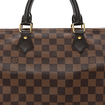 Louis Vuitton Damier Ebene Speedy 30 7 of 9