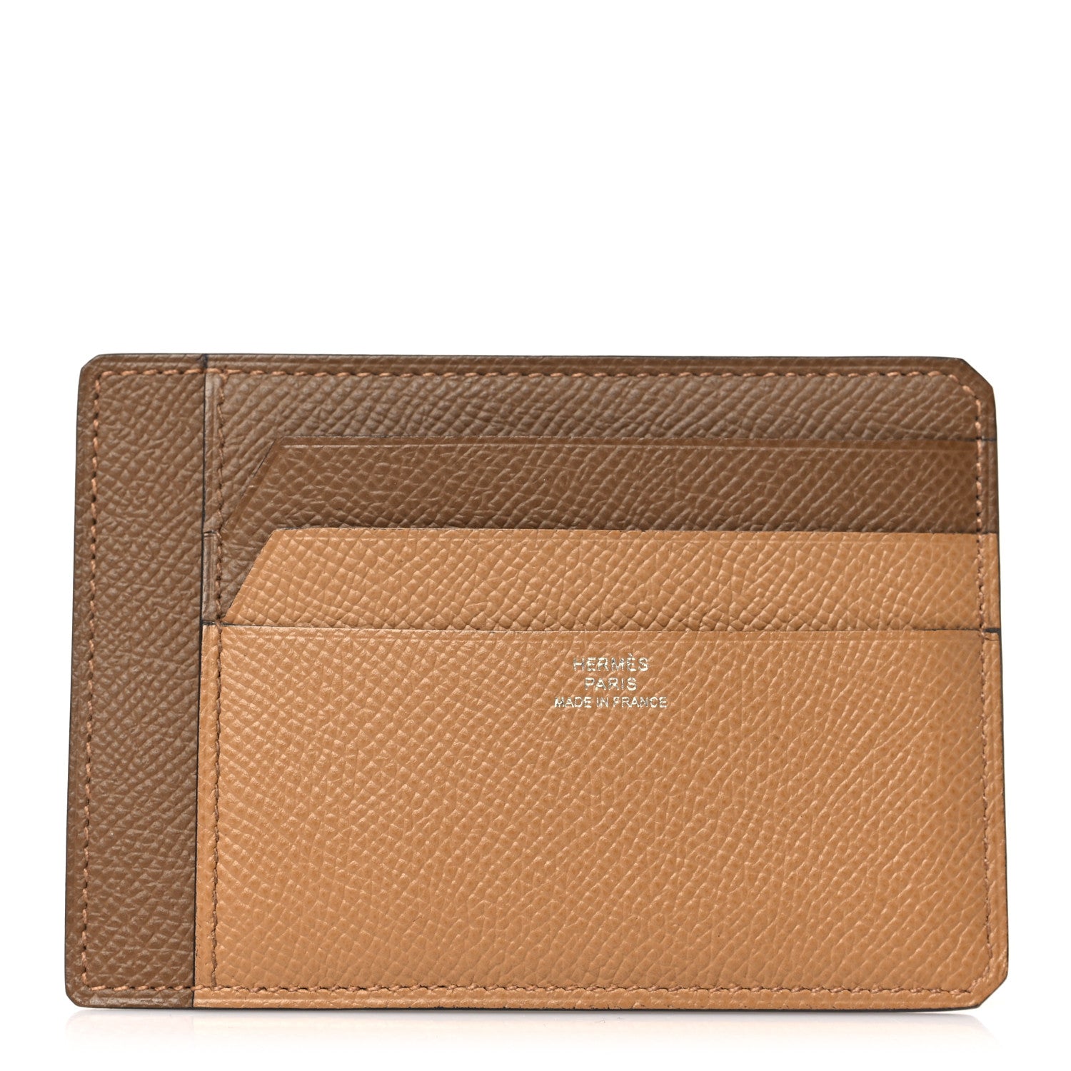 Hermes Epsom City 8CC Card Holder Alezan Biscuit 1 of 7
