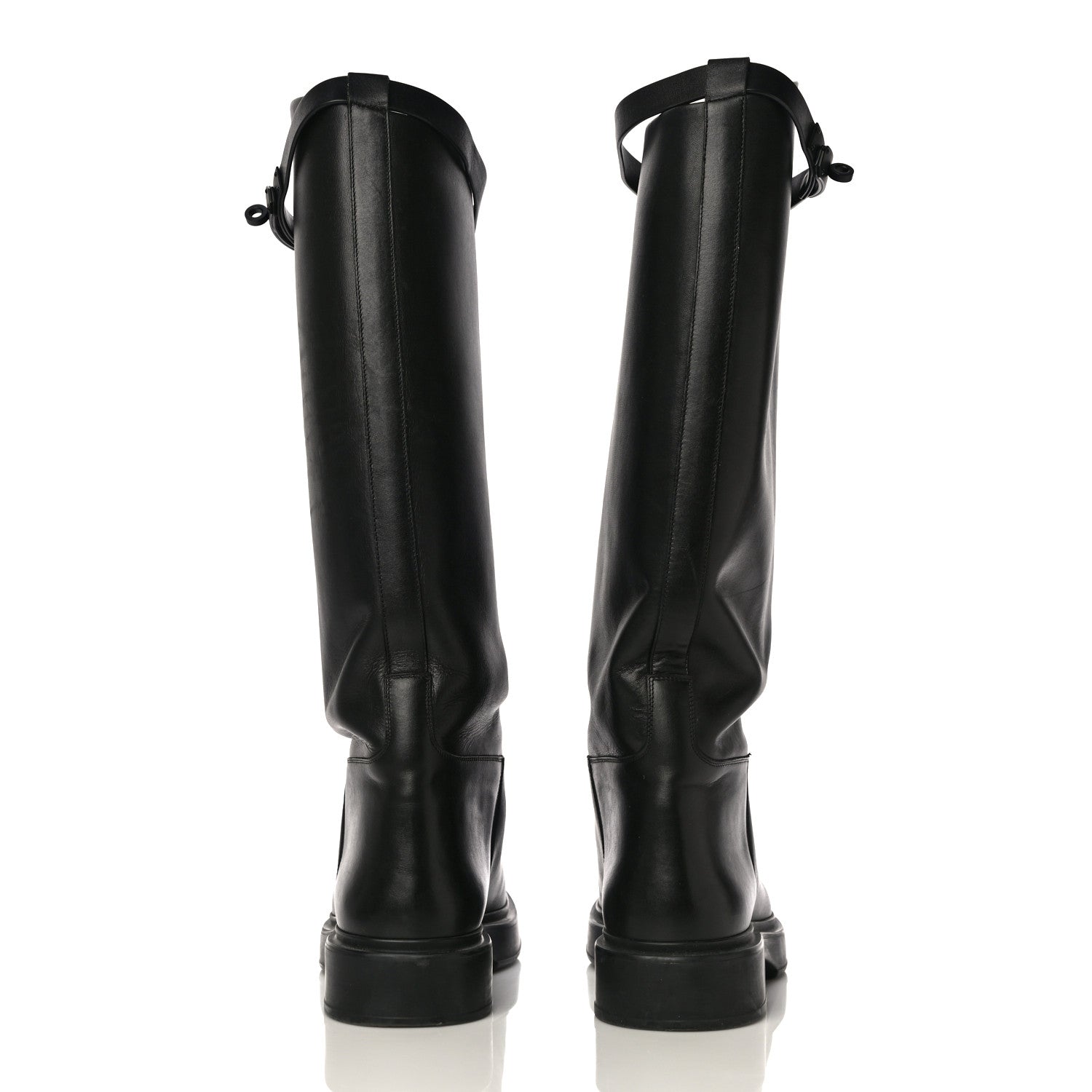 Hermes Box Kelly Jumping Boots 39 So Black 5 of 25