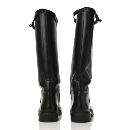 Hermes Box Kelly Jumping Boots 39 So Black 5 of 25