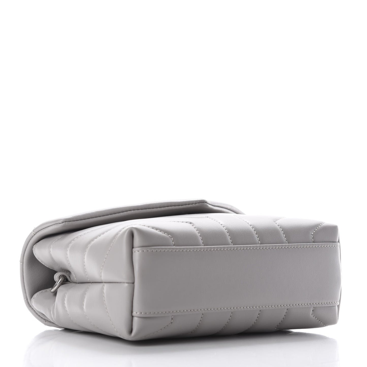 Calfskin Y Quilted Monogram Toy Loulou Satchel Granite