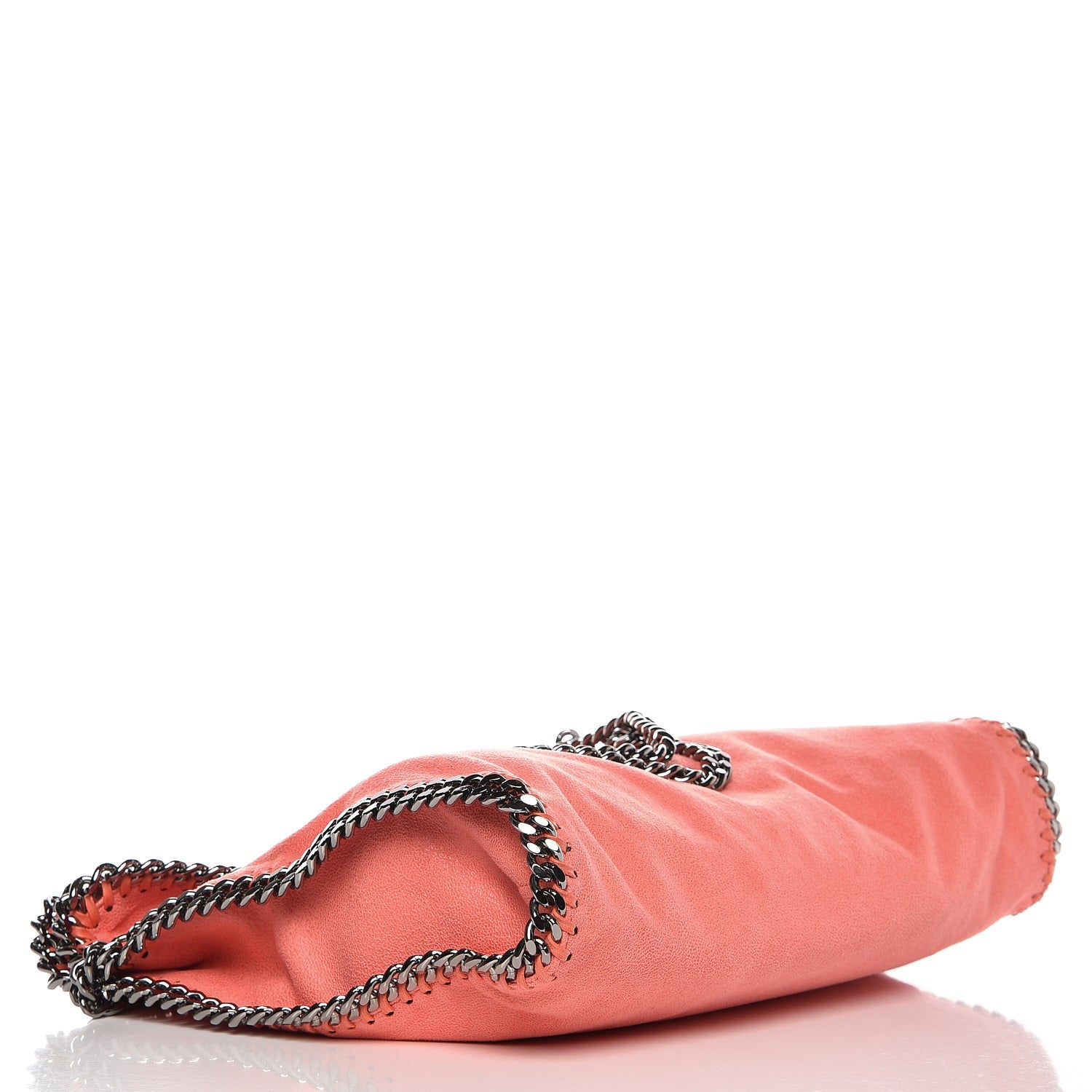 Stella McCartney Shaggy Deer Mini Falabella Fold Over Tote Peony 5 of 8