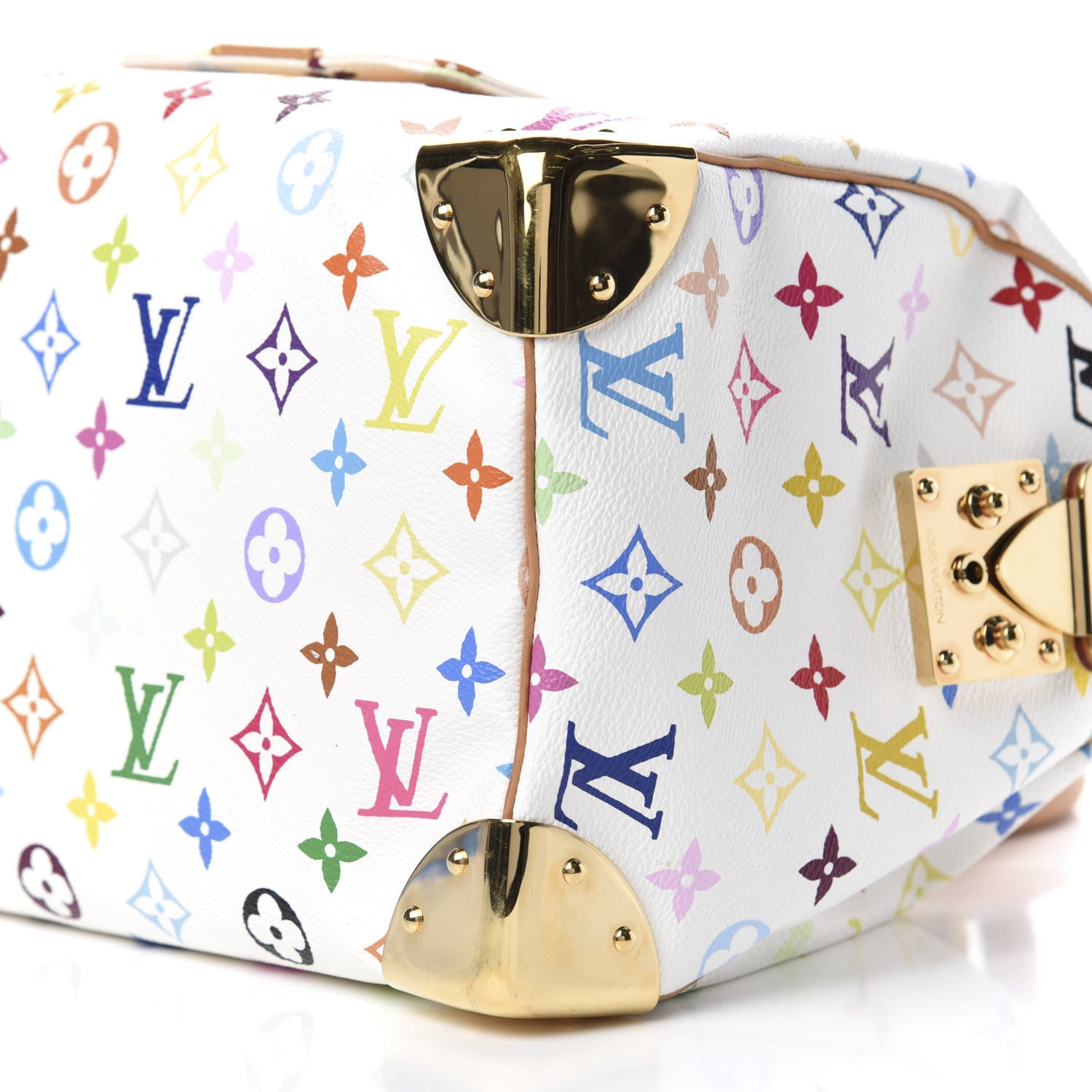 Louis Vuitton Monogram Multicolor Speedy 30 White 7 of 10